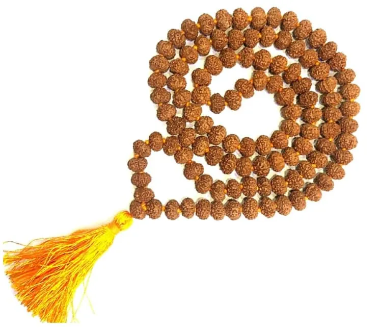 5 Mukhi Rudraksha Mala (Big Beads) | Ori...