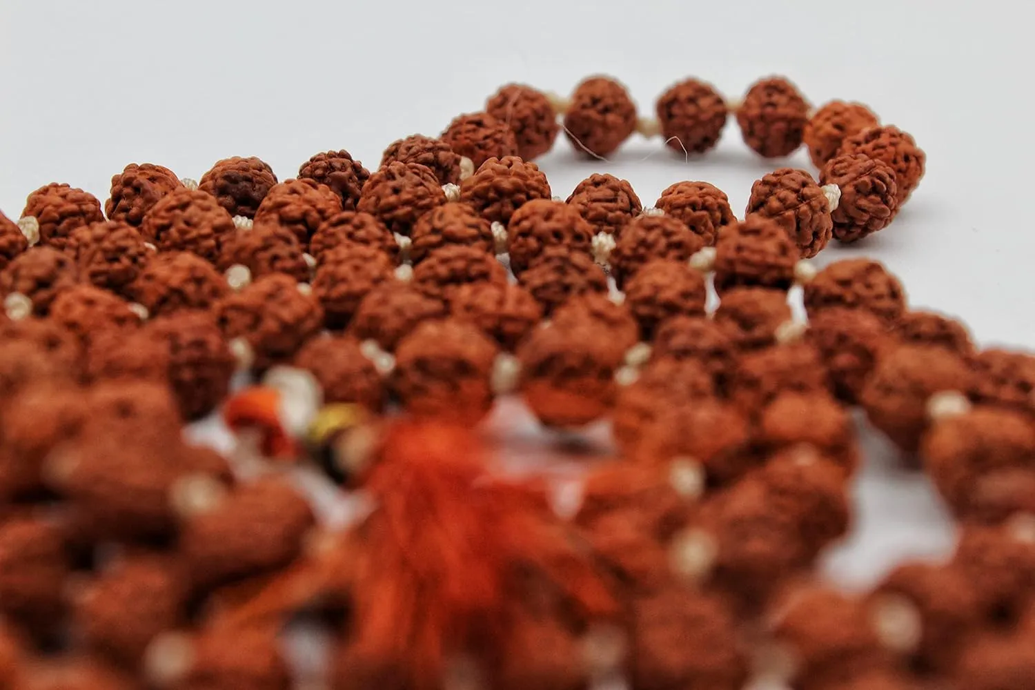 Original 5 Mukhi Rudraksha Mala (Small Beads) | Natural Rudraksha Prayer Mala for Meditation, Japa, Yoga & Daily Wear