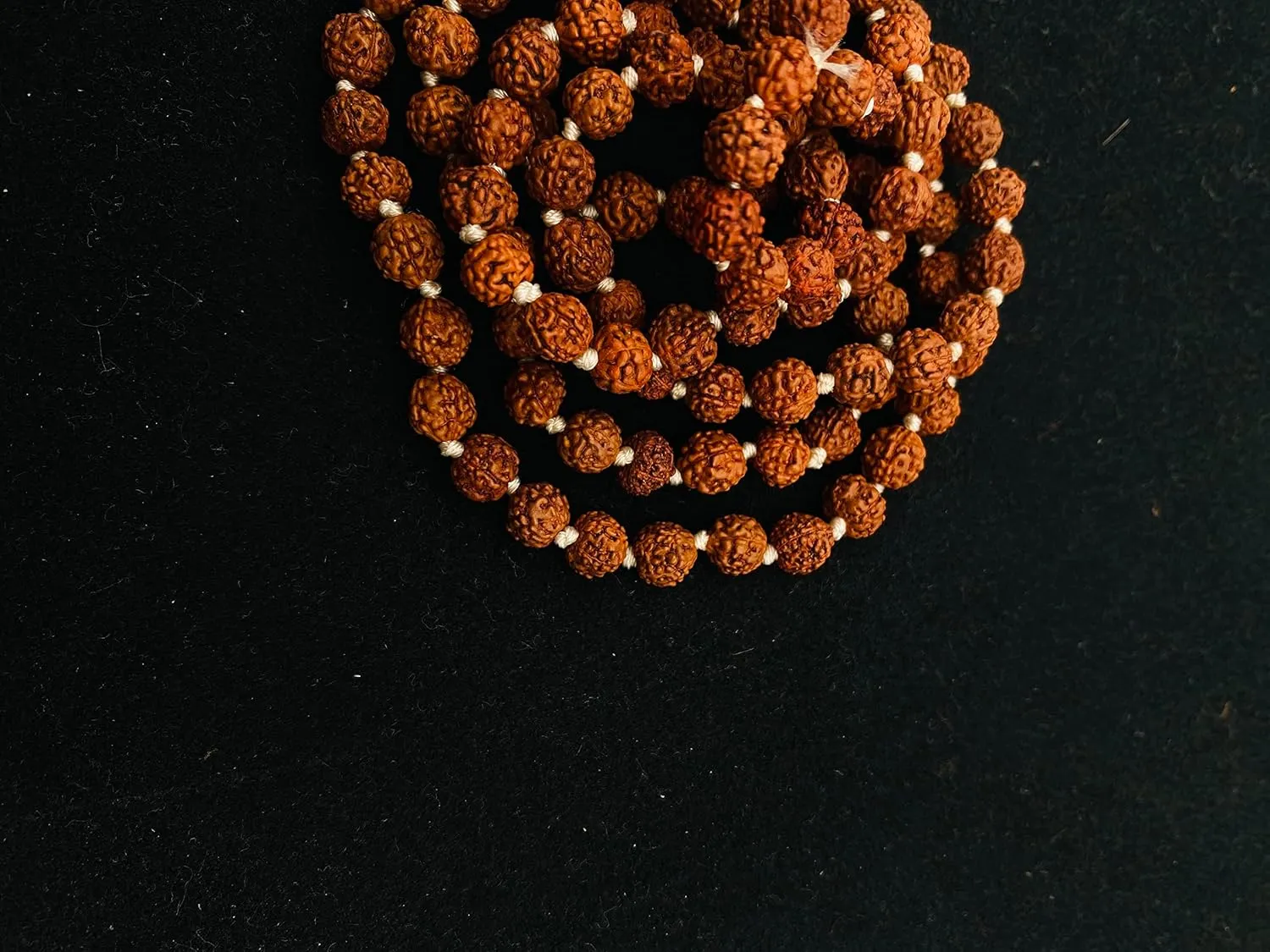 Original 5 Mukhi Rudraksha Mala (Small Beads) | Natural Rudraksha Prayer Mala for Meditation, Japa, Yoga & Daily Wear