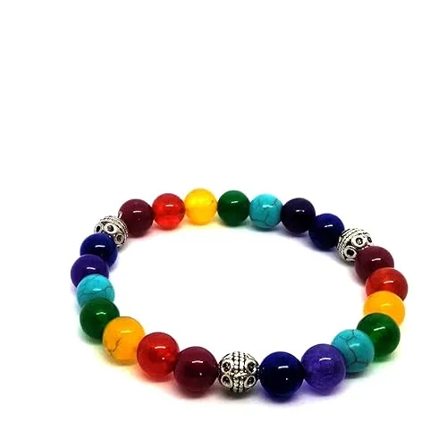 7 Chakra Healing Crystal Beaded Bracelet...