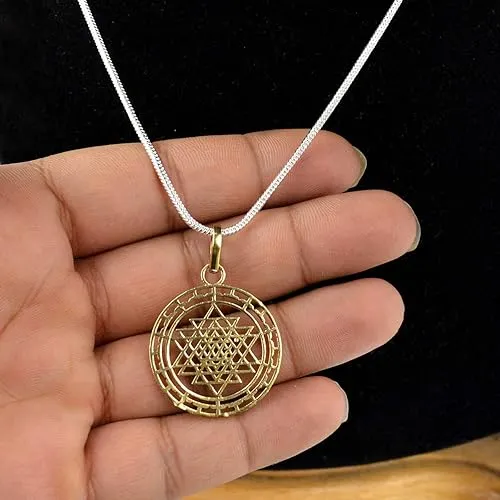 Shree Yantra Pendant Locket with Chain |...