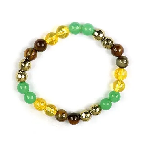 Natural Stone Bead Bracelet for Men & Women | Handmade Gemstone Bracelet for Daily Wear