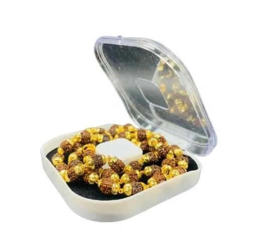 Natural Rudraksha Cap Mala for Men & Women