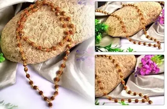 Natural Rudraksha Cap Mala for Men & Women