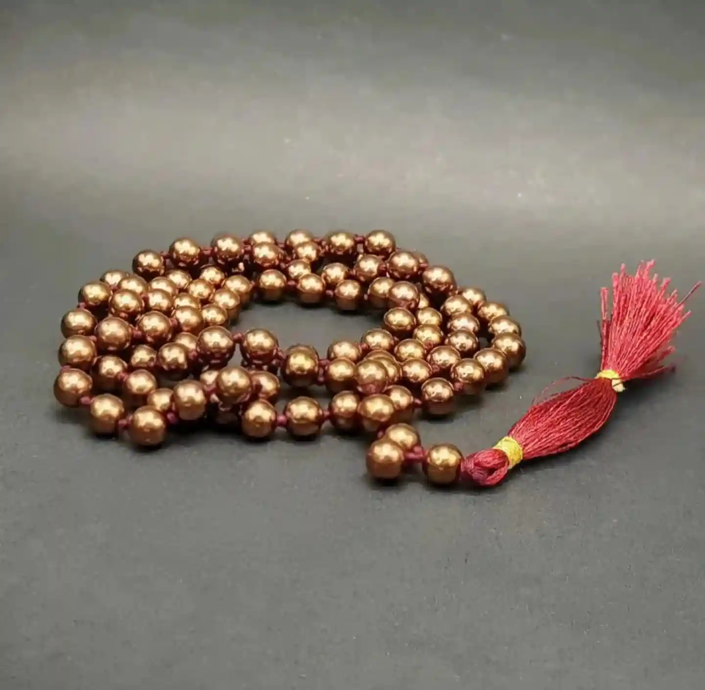 Premium Gold Pyrite  Mala | Prayer & Meditation Beads