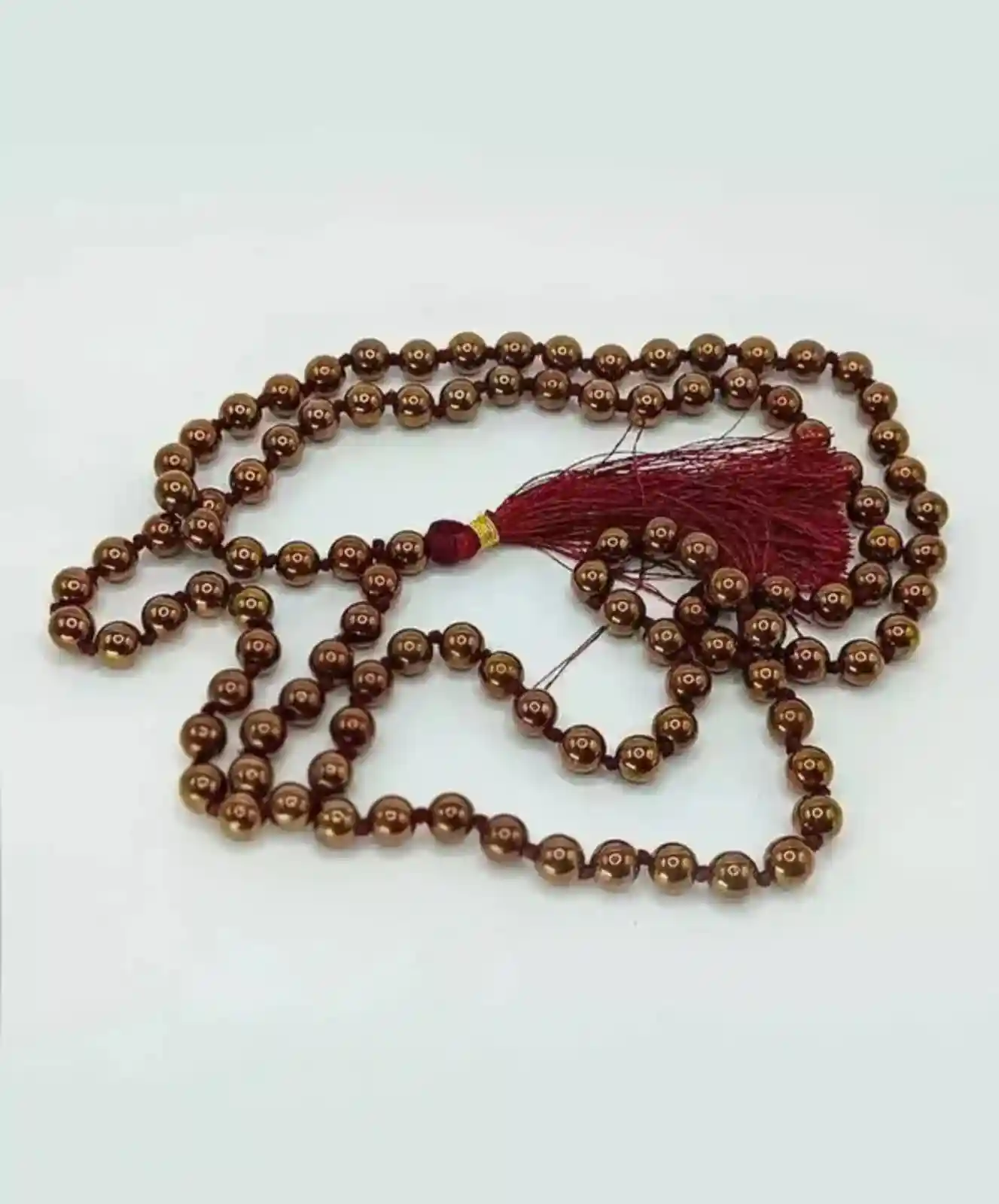 Premium Gold Pyrite  Mala | Prayer & Meditation Beads