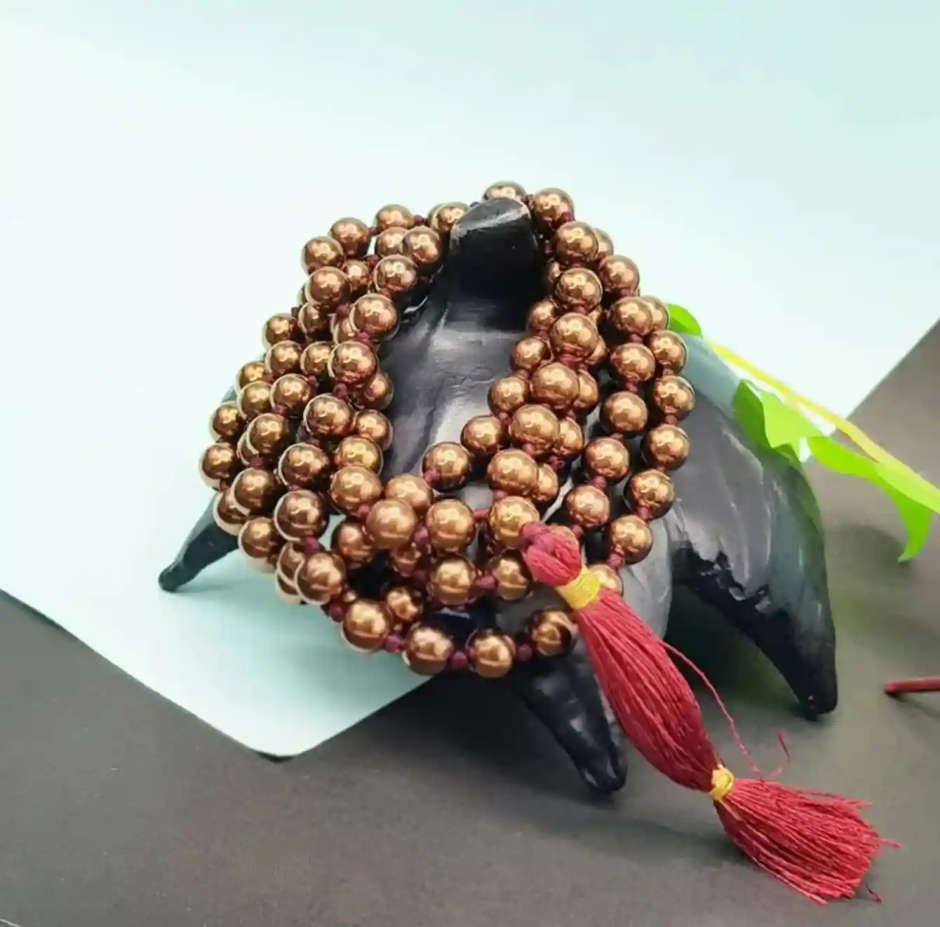 Premium Gold Pyrite  Mala | Prayer & Meditation Beads