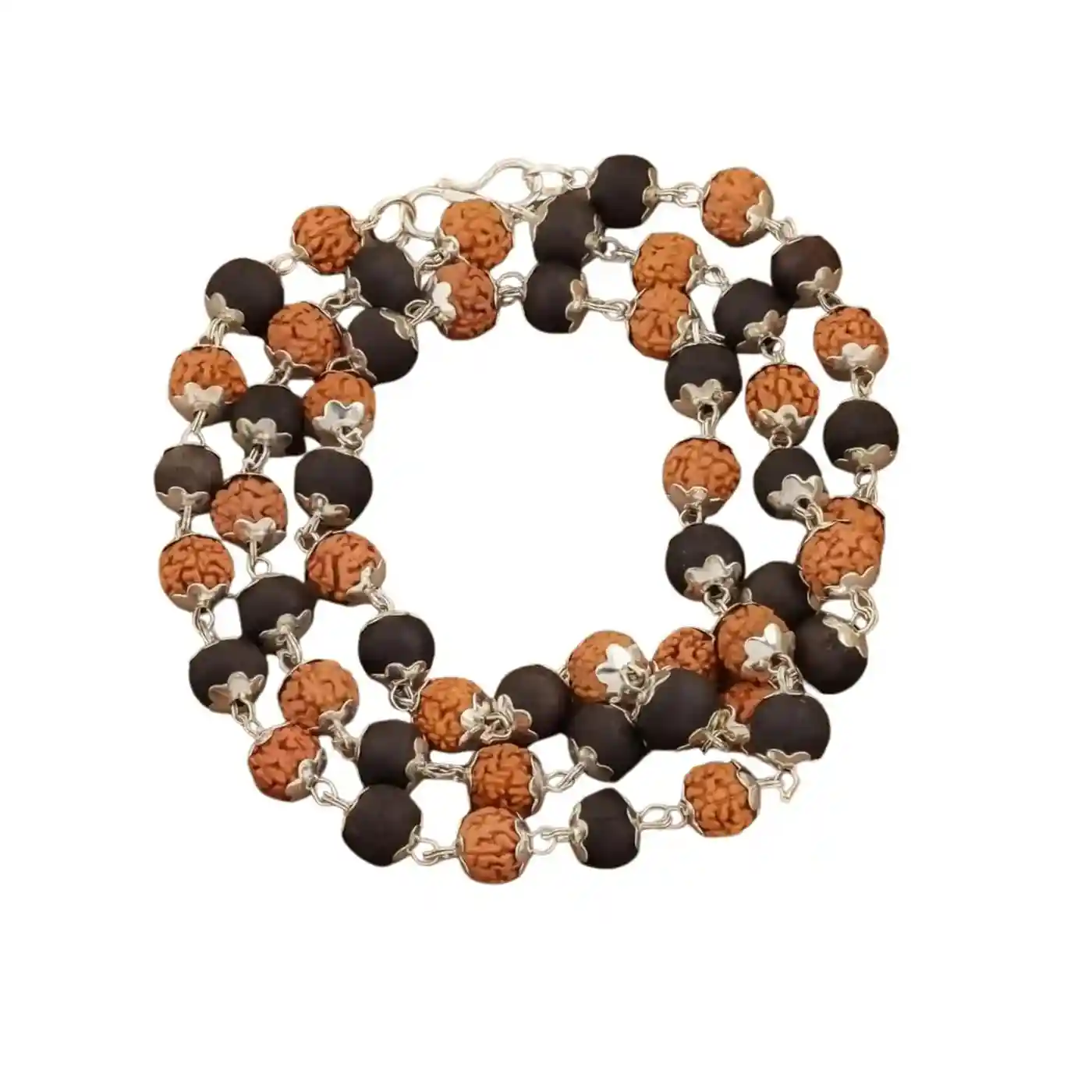 Premium Karungali + Rudraksha Mala | Han...