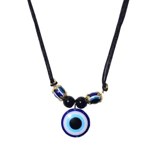 Premium Blue Evil Eye Pendant | Lucky Charm Necklace
