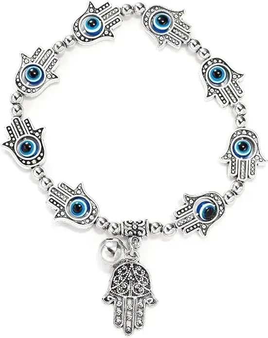 Premium Evil Eye Chain Bracelet – Adjust...