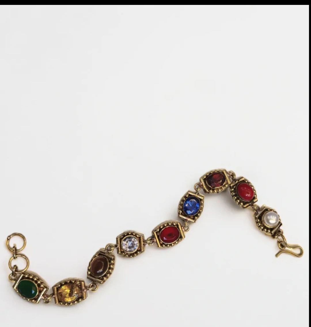 Traditional Navratna Bracelet | 9 Gemsto...