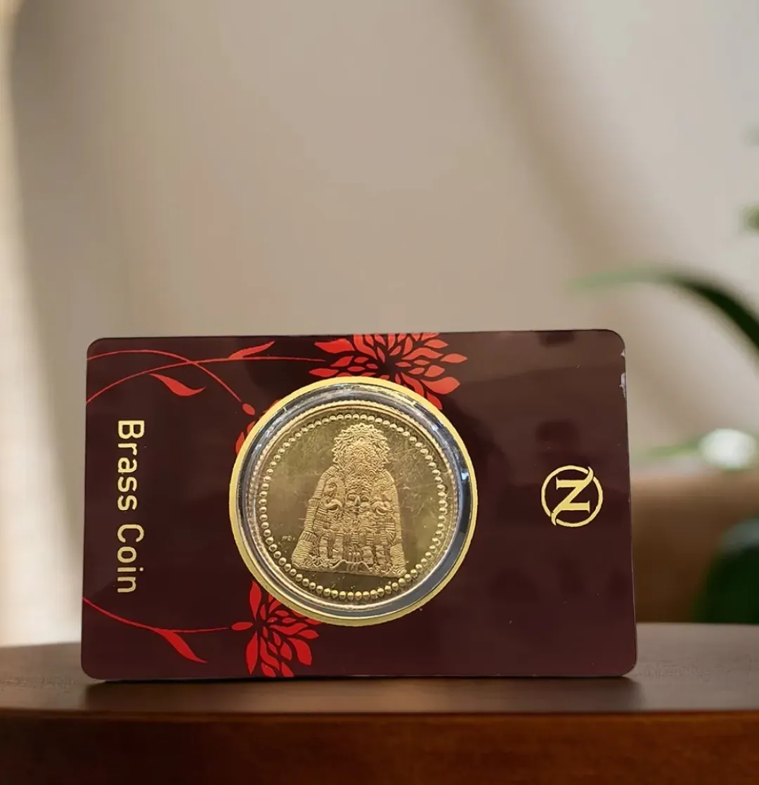 Khatu Shyam Ji Brass Coin for Pooja | Di...