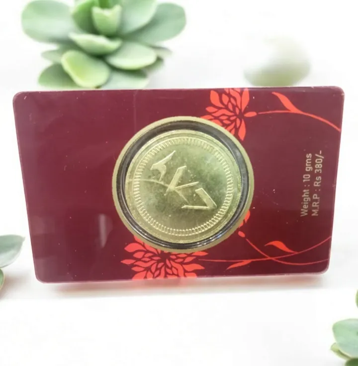 786 Brass Coin for Home & Office |Lucky Coin for Prosperity, Blessings & Gifting