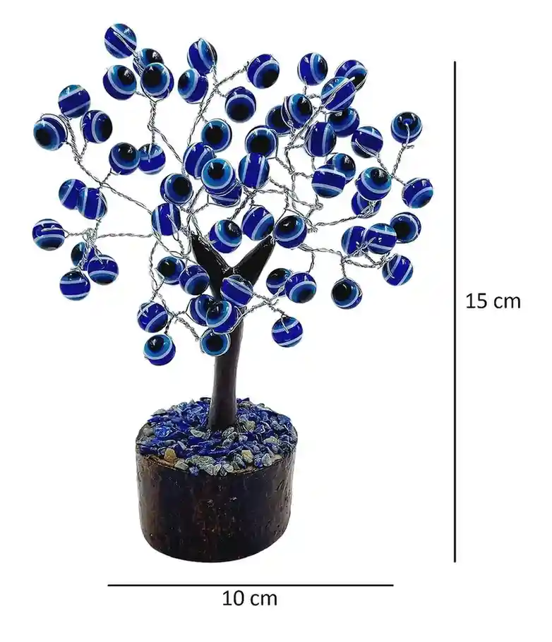 Premium Blue Agate Tree for Wealth, Harmony & Peace