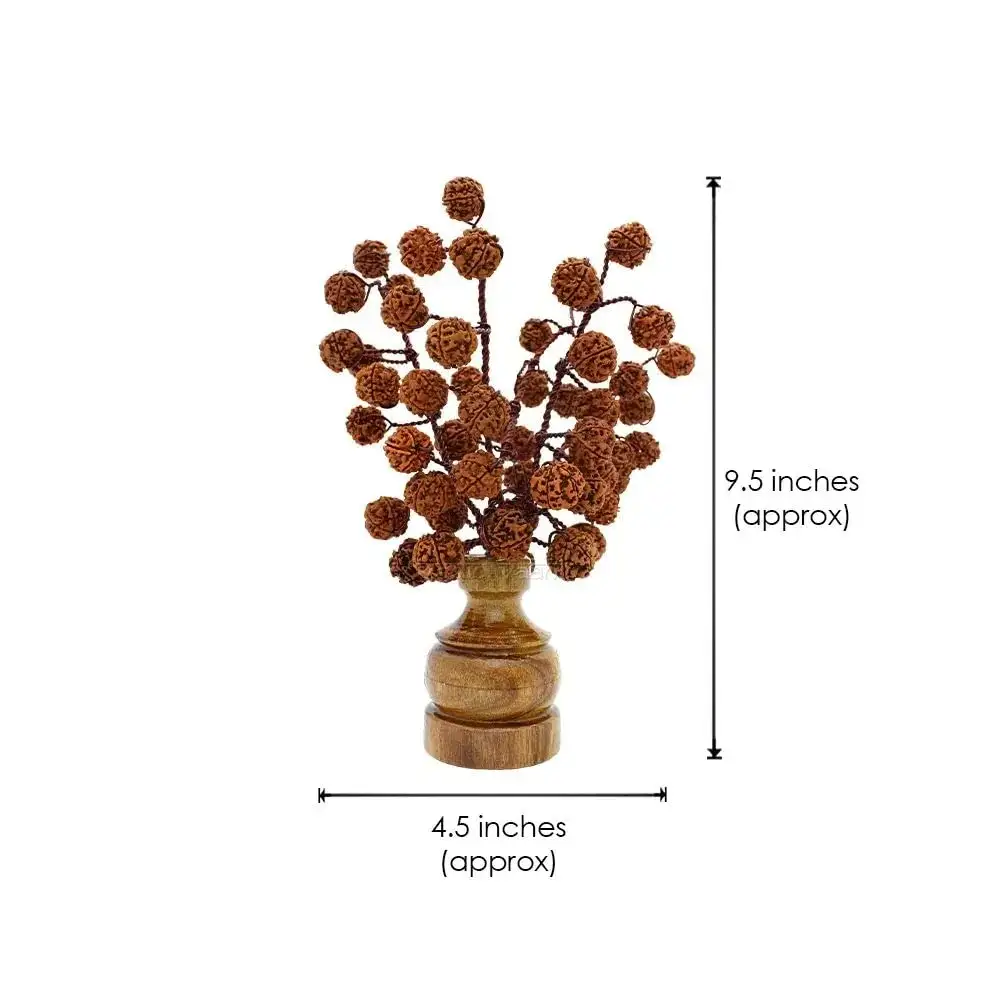 Handmade Rudraksha Tree | Spiritual Decorative Showpiece