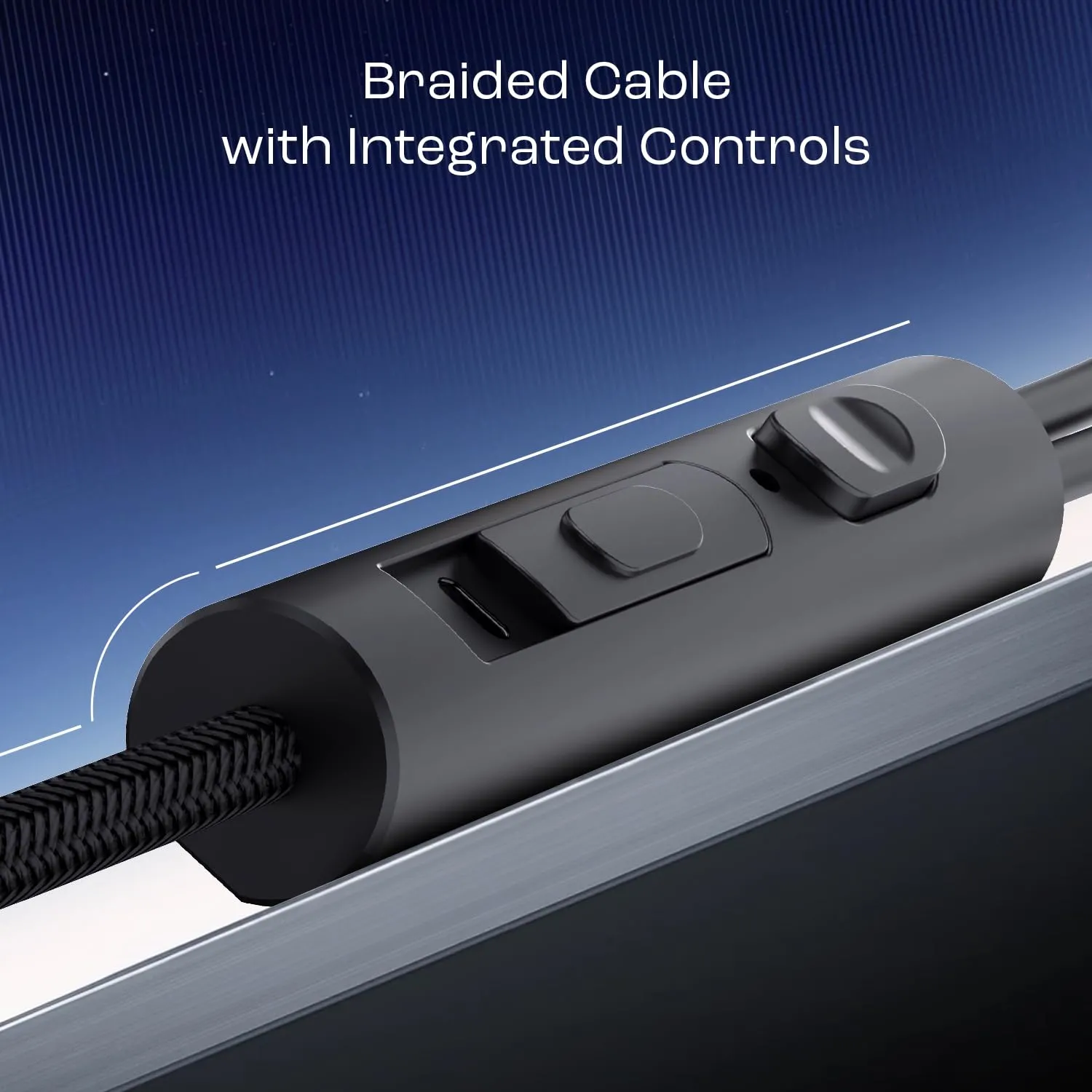 boAt BassHeads 162 V2 Wired Earphones with Mic | 10mm Dynamic Drivers | 3.5mm Jack | Braided Cable | Bold Black | WinnXi