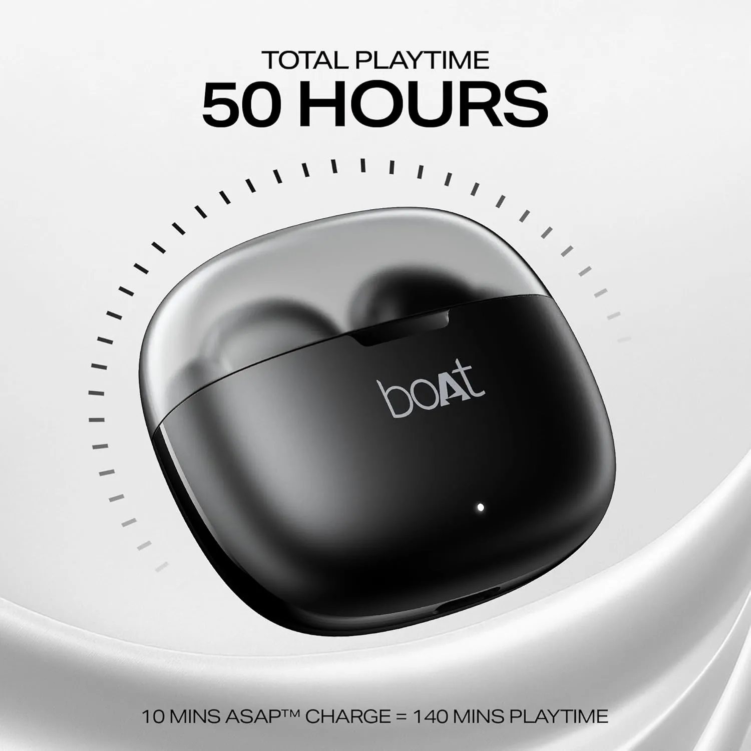 boAt Airdopes 212 TWS Earbuds with Mic | 48 Hours Playback | 4 Mics ENx | Beast Mode | Bluetooth 5.4 | Noir Black | WinnXi