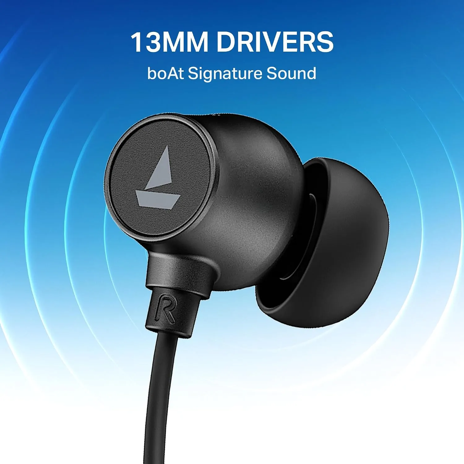 boAt Rockerz 301/ZEN ANC Neckband | 40H Battery | 30dB ANC | 13mm Drivers | Onyx Black | WinnXi
