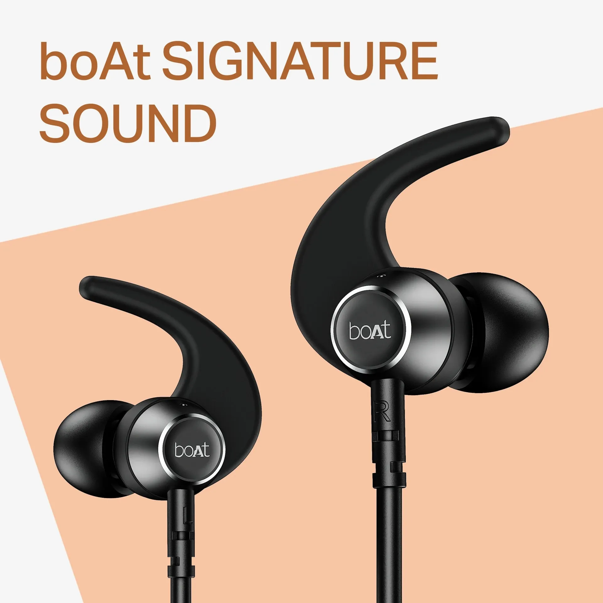 boAt Rockerz 203 Wireless Neckband with 20H Playback, ENx Technology, BEAST Mode, IPX5 Sweat & Splash Resistance, Mic, Active Black