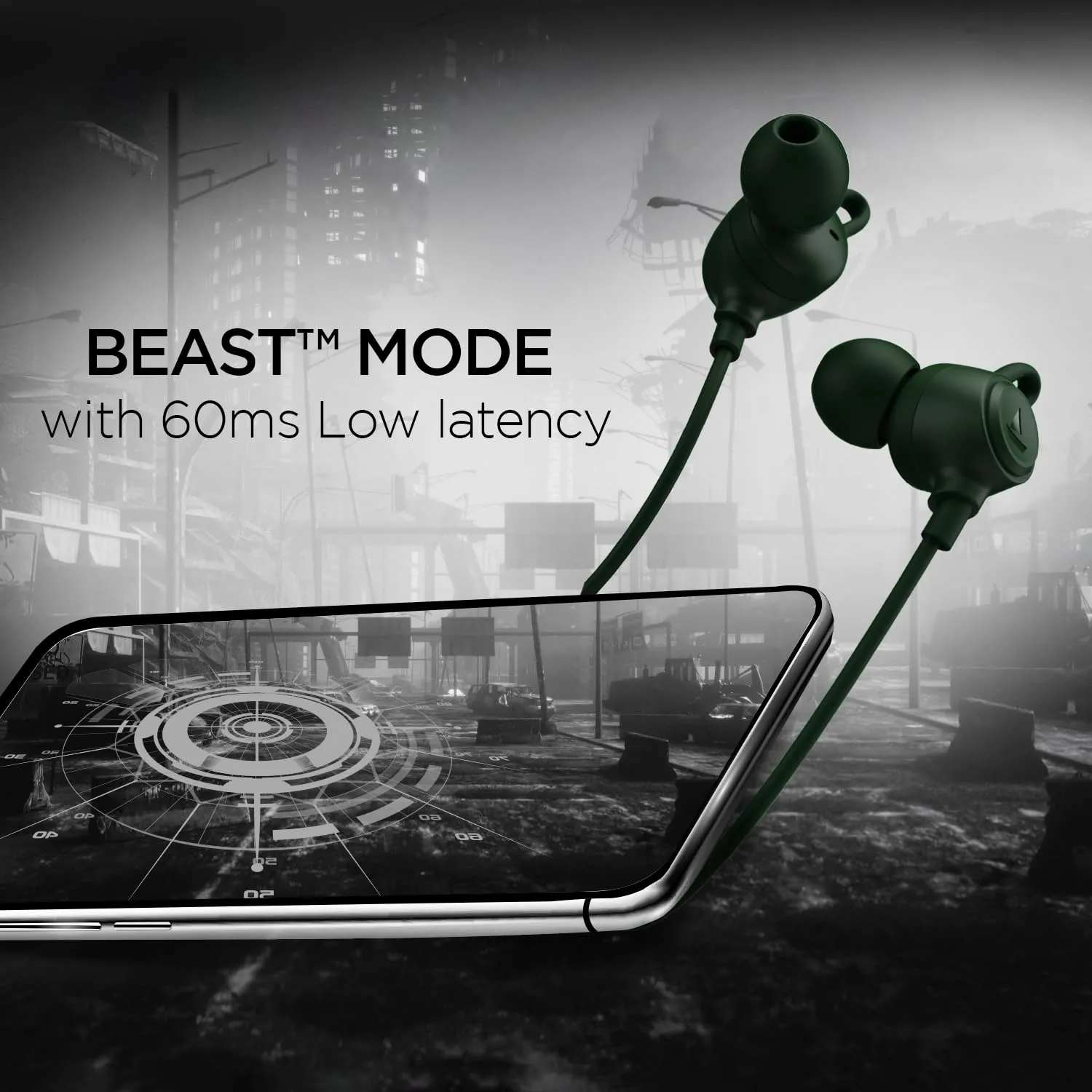 boAt Rockerz 109 Wireless Neckband with 40H Playtime, Dual Device Pairing, ASAP Charge, Wireless Mic, ENx Technology, 10mm Drivers, IPX5, Active Black