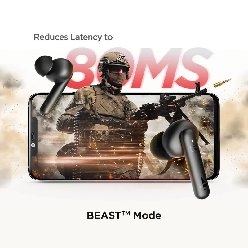 boAt Airdopes 148 Wireless Earbuds | 42H Playback | 8mm Drivers | ENx™ Technology