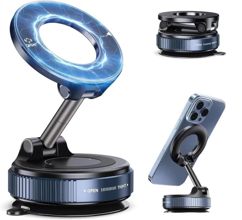 360° Vaccum Magnetic Phones Holder, Magn...