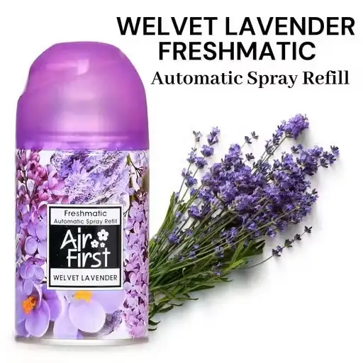 Air First Lavender, Exotic Aroma Automatic Spray Refill Combo (2 X 225 Ml)