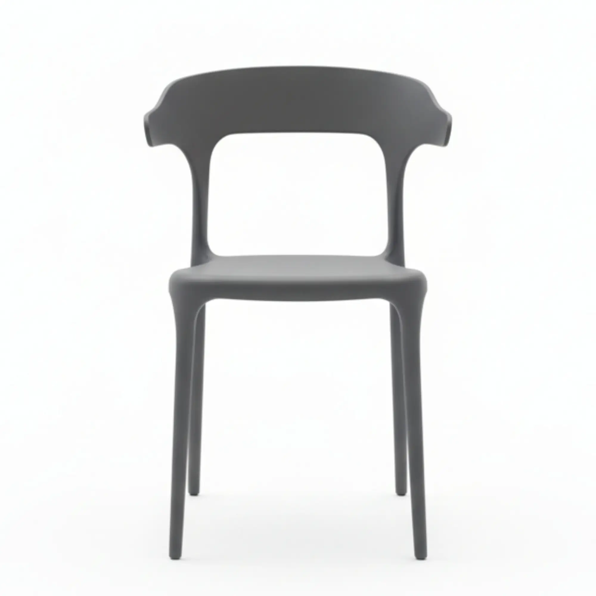 Cafe Chairs Arm Chair | Accent Chair for Indoor & Outdoor Use | Living Room, Home, Balcony, Bedroom, Cafe, Restaurant and Hotels | 3-Year Warranty | Set of 2 | Plastic
