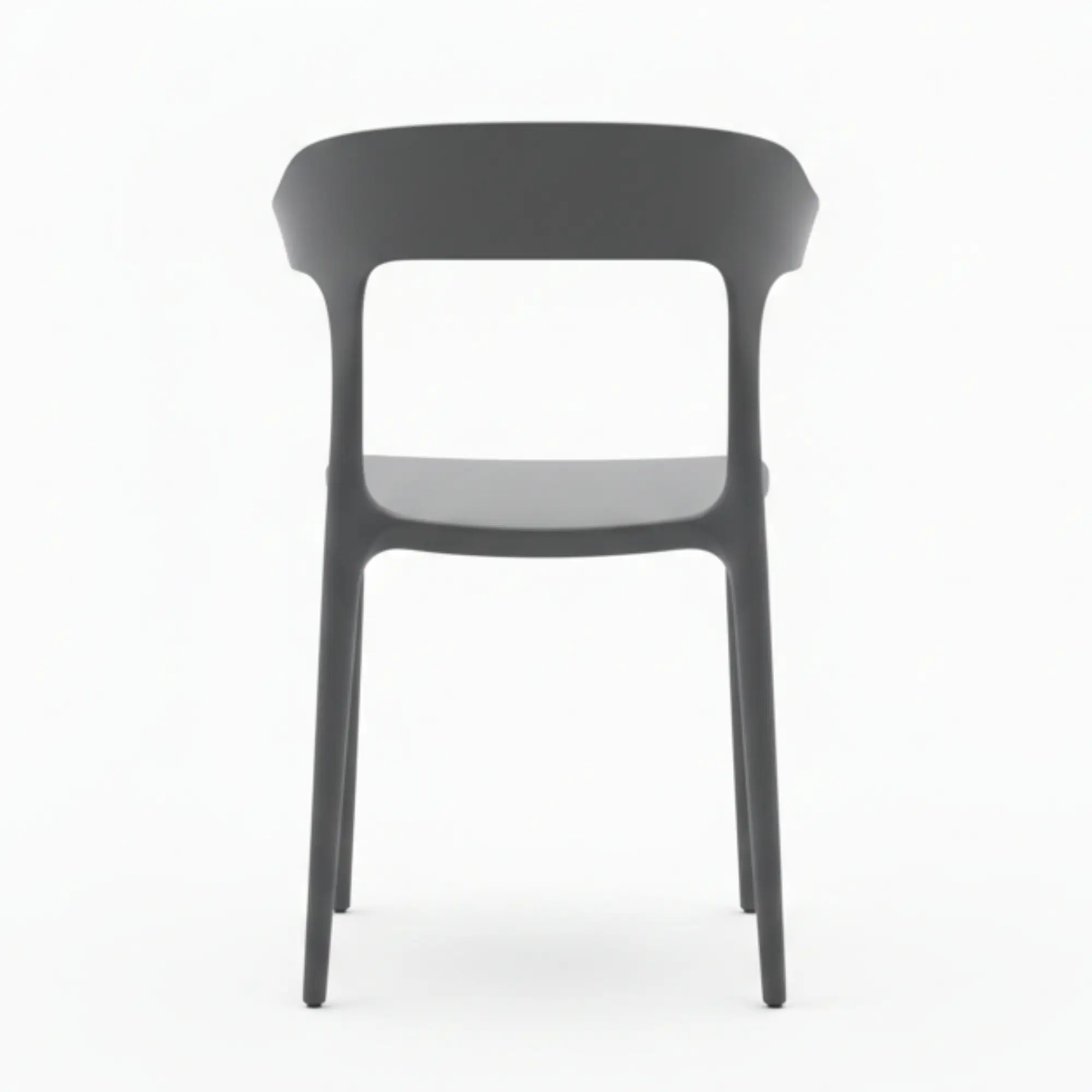 Cafe Chairs Arm Chair | Accent Chair for Indoor & Outdoor Use | Living Room, Home, Balcony, Bedroom, Cafe, Restaurant and Hotels | 3-Year Warranty | Set of 6 | Plastic