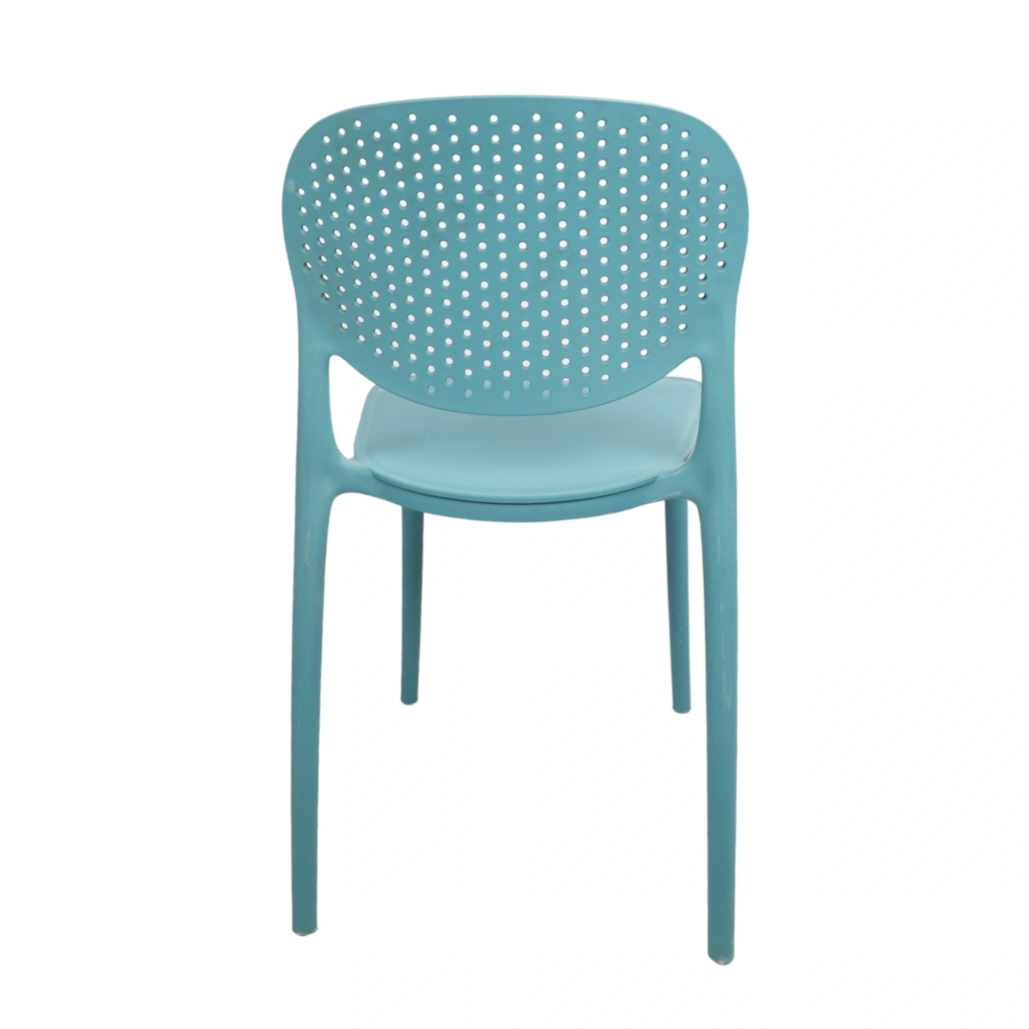 Pixel Stackable Armless Chair | Accent Chair for Living Room Home, Bedroom, Cafe and Hotels | 3- Year Warranty | Plastic |Set of 6