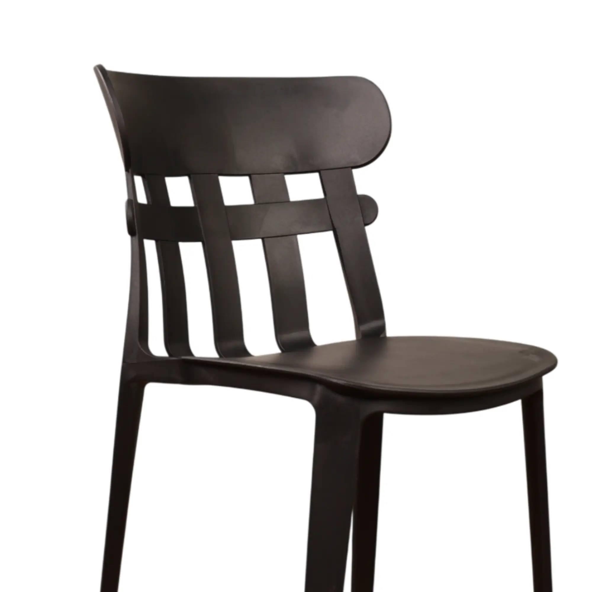 Ruby Cafe Chair for Cafeteria | Without Arm Chair | Accent Chair for Living Room, Home, Balcony, Bedroom, Cafe, Restaurant and Hotels | 3- Year Warranty | Set of 1 | Plastic