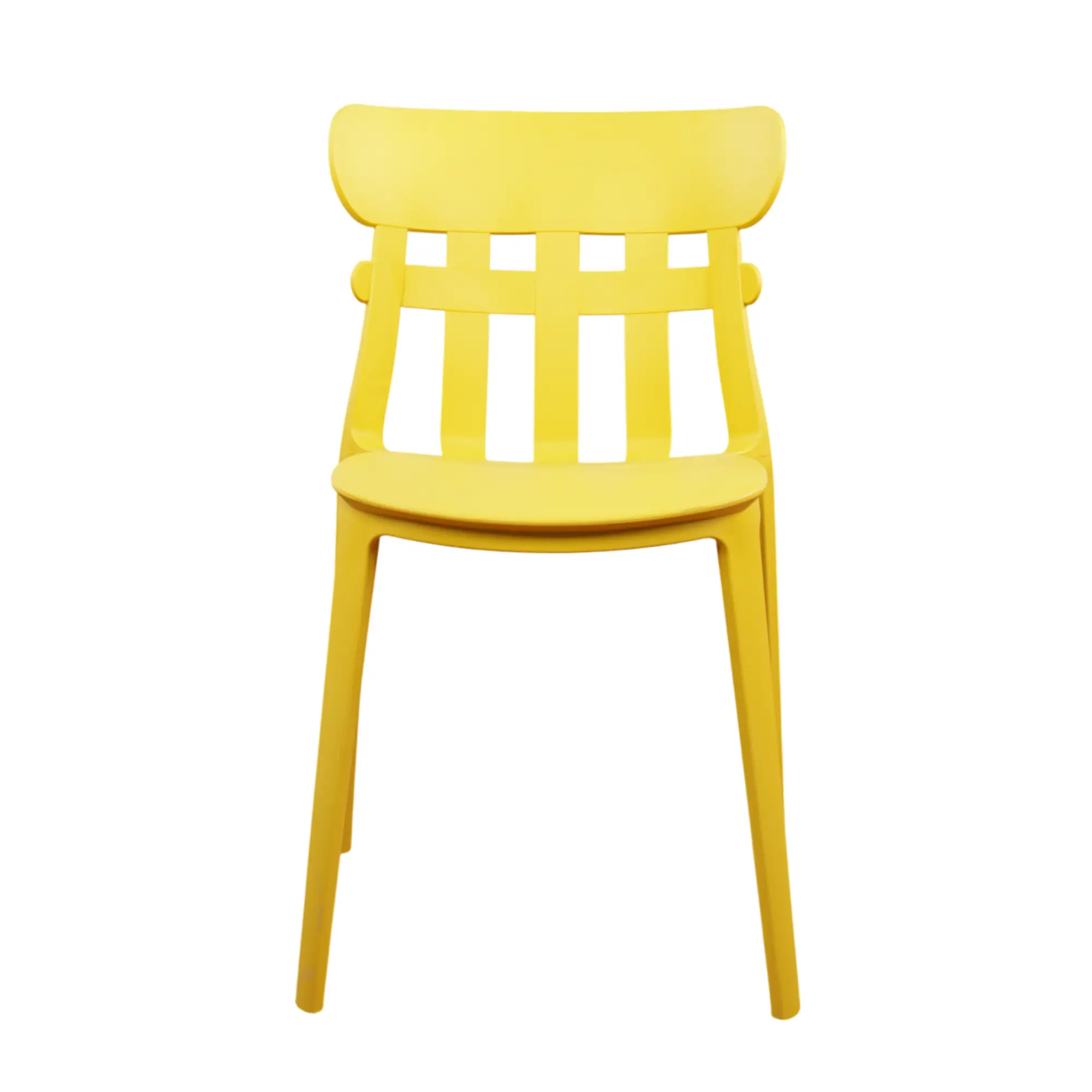 Ruby Cafe Chair for Cafeteria | Without Arm Chair | Accent Chair for Living Room, Home, Balcony, Bedroom, Cafe, Restaurant and Hotels | 3- Year Warranty | Set of 2 | Plastic