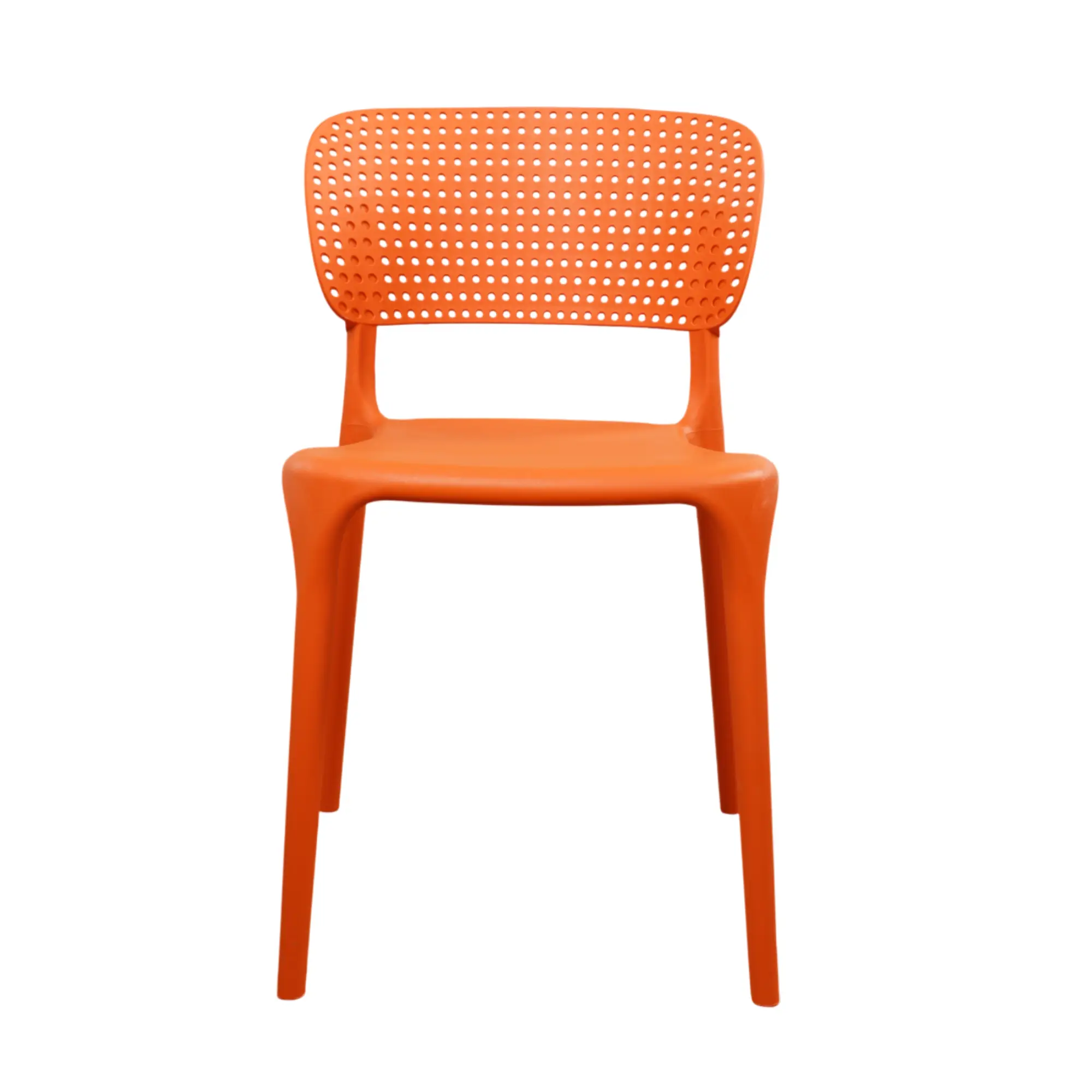 Casper Cafe Chair for Cafeteria | Armless Chair | Accent Chair for Living Room, Home, Balcony, Bedroom, Cafe, Restaurant and Hotels | 3- Year Warranty | Set of 4 | Plastic