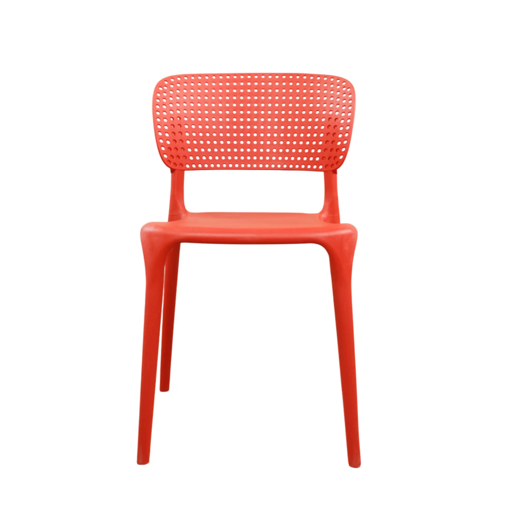 Casper Cafe Chair for Cafeteria | Armless Chair | Accent Chair for Living Room, Home, Balcony, Bedroom, Cafe, Restaurant and Hotels | 3- Year Warranty | Set of 4 | Plastic