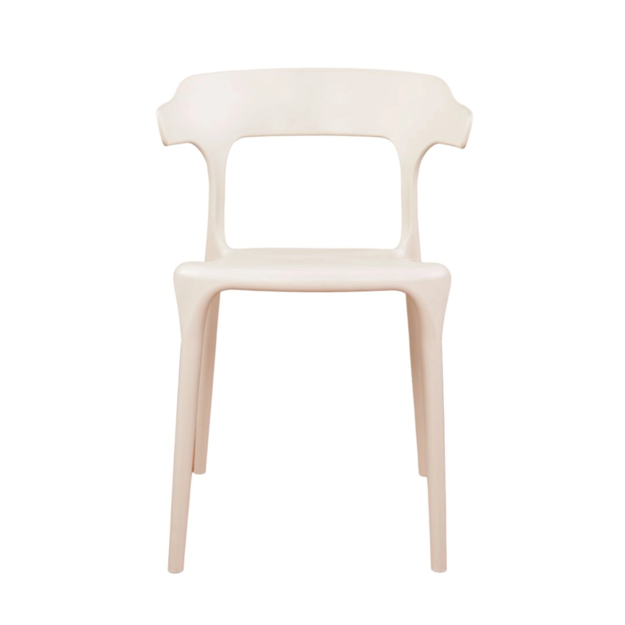 Cafe Chairs Arm Chair | Accent Chair for Indoor & Outdoor Use | Living Room, Home, Balcony, Bedroom, Cafe, Restaurant and Hotels | 3-Year Warranty | Set of 1 | Plastic