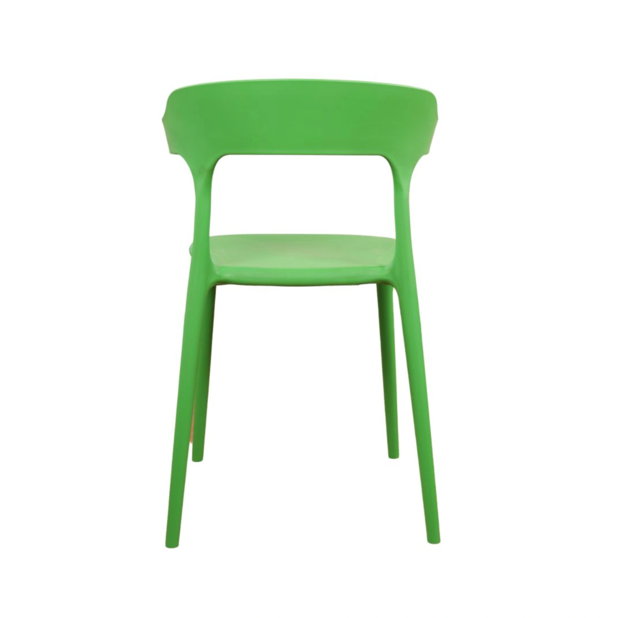 Cafe Chairs Arm Chair | Accent Chair for Indoor & Outdoor Use | Living Room, Home, Balcony, Bedroom, Cafe, Restaurant and Hotels | 3-Year Warranty | Set of 6 | Plastic