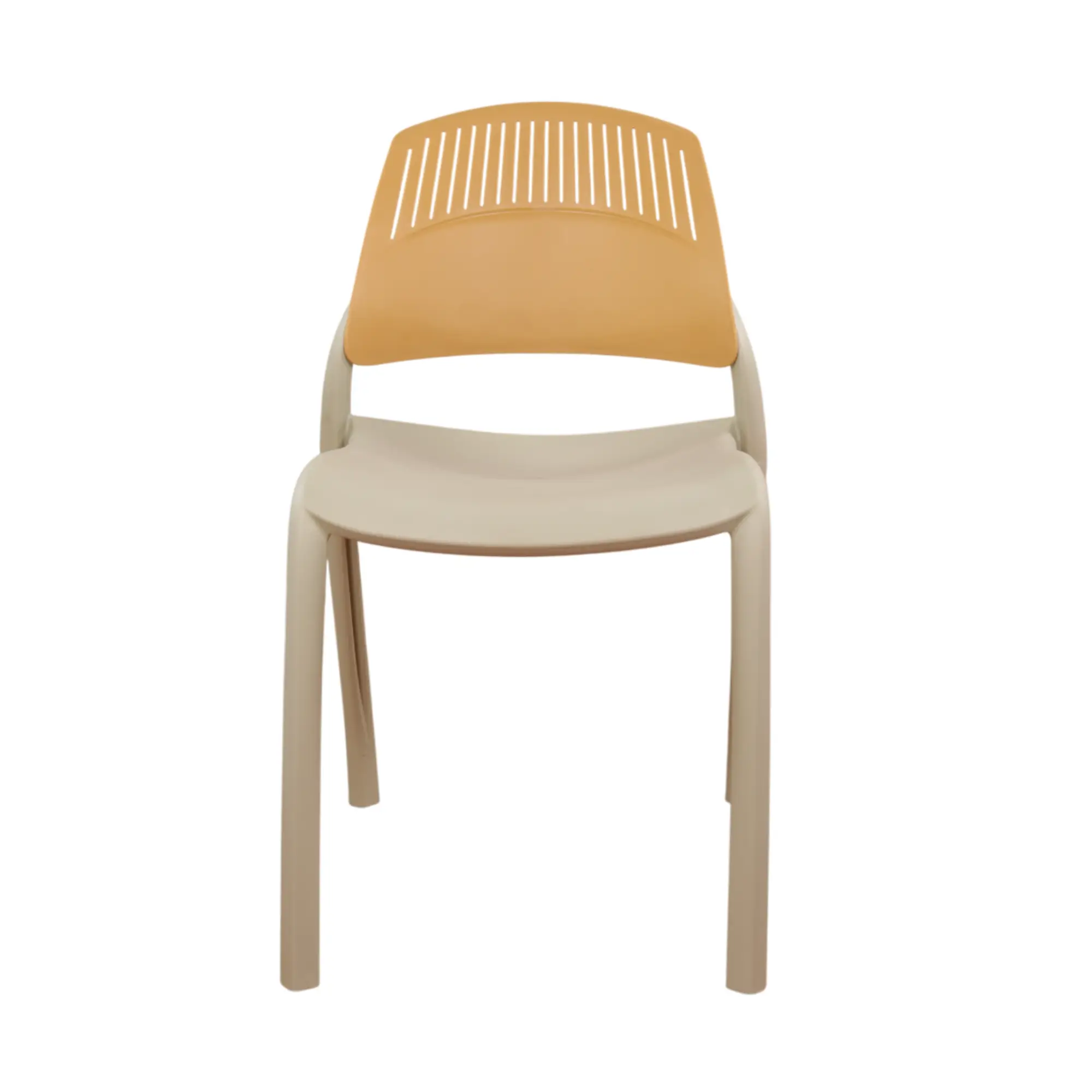 Riviera Cafe Chairs (Set of 4)| 3 Year Warranty | 120KG Capacity | Full PP Plastic Stackable Chair | Indoor Outdoor Dining Balcony Garden Restaurant Chair