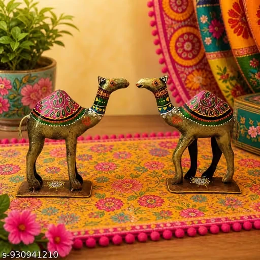 Kaleidocraft Handcrafted Camel Pair Show...