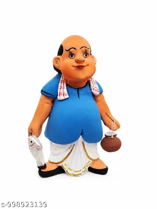 Handmade Terracotta Gopal Bhar Decorative Showpiece