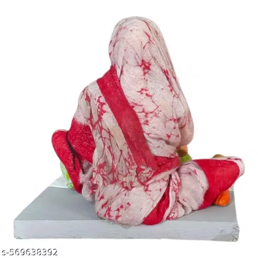 Krishnanagar Handmade Clay Figurine – Traditional Bengali Vegetable Seller Woman | Miniature Home Décor Showpiece | Indian Folk Art