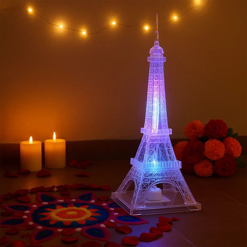 LED Eiffel Tower Decorative Night Light,...