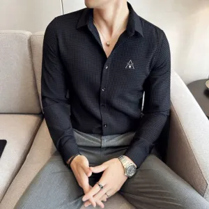 Bluecorp Enterprise Classic Men's Casual Shirt, Multi-Purpose Formal and Casual Wear,Office wear Shirt