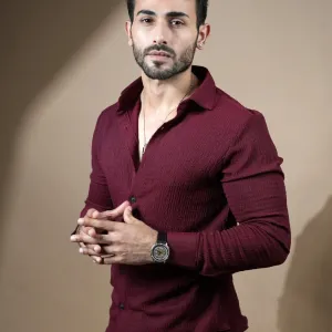 Bluecorp Enterprise Classic Polycotton Solid Casual Shirts for Men