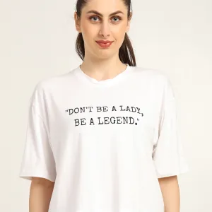 Women Oversized Bamboo T-Shirt – Soft, B...