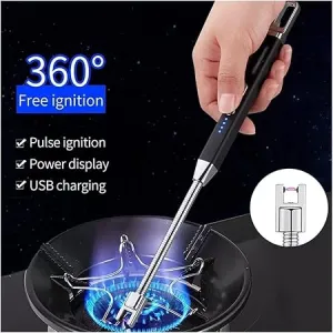 360 Degree Flexible Neck Electric Gas Li...