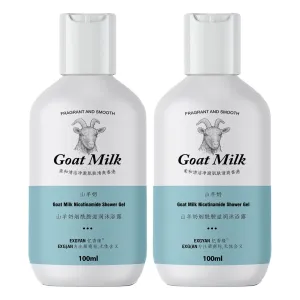 Goat milk mousse body wash for hydrated...