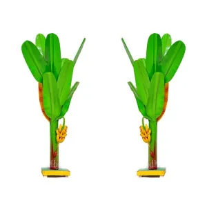 Artificial Banana Tree for Pooja Metal Banana Trees Decoration 24 Inches Pair