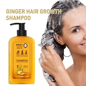 Herbal ginger hair dye and growth shampoo with instant coverage
