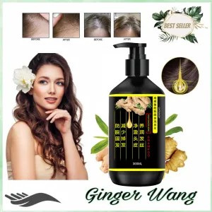 Organic ginger hair growth shampoo for men and women 300ml