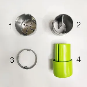 Qawvler 3 in 1 Dry Fruit Cutter Butter Slicer Grinder